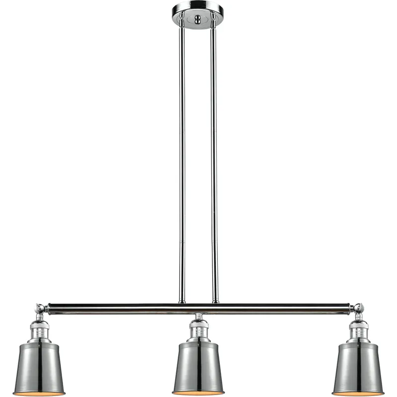 Franklin Restoration Addison LED 38 inch Polished Chrome Island Light Ceiling Light, Franklin Restoration