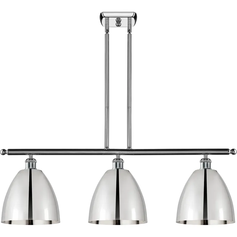 Ballston Dome LED 36 inch Polished Chrome Island Light Ceiling Light