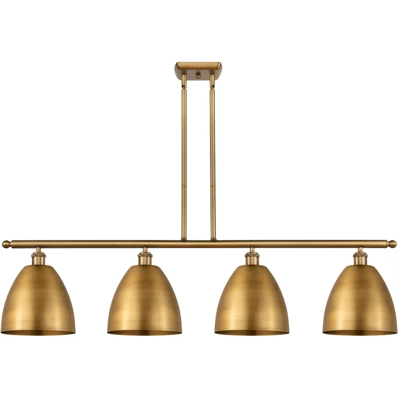 Ballston Dome LED 48 inch Brushed Brass Island Light Ceiling Light