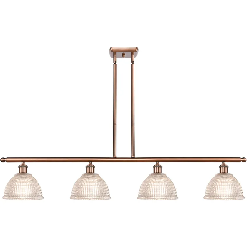 Ballston Arietta LED 48 inch Antique Copper Island Light Ceiling Light, Ballston