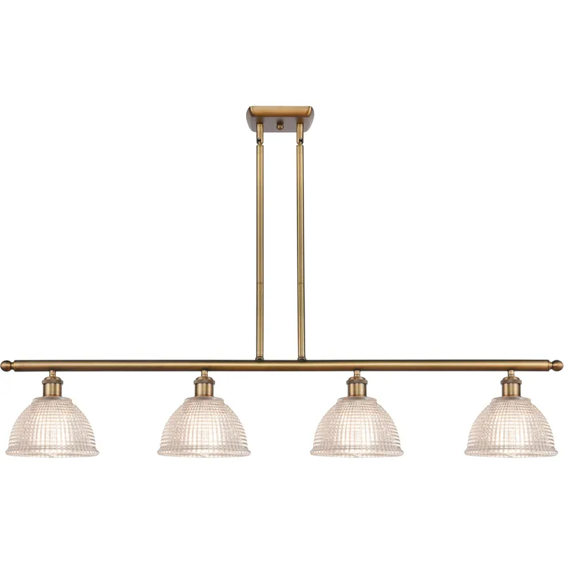 Ballston Arietta LED 48 inch Brushed Brass Island Light Ceiling Light, Ballston