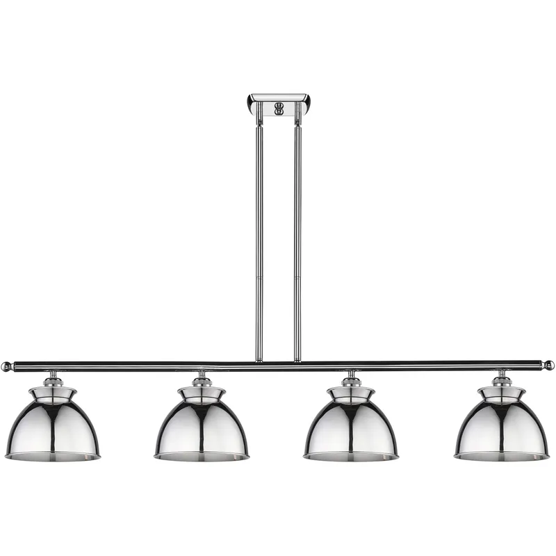 Adirondack 4 Light 48 inch Polished Chrome Island Light Ceiling Light in Incandescent