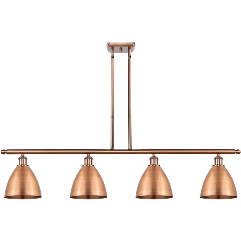 Ballston Dome LED 48 inch Antique Copper Island Light Ceiling Light