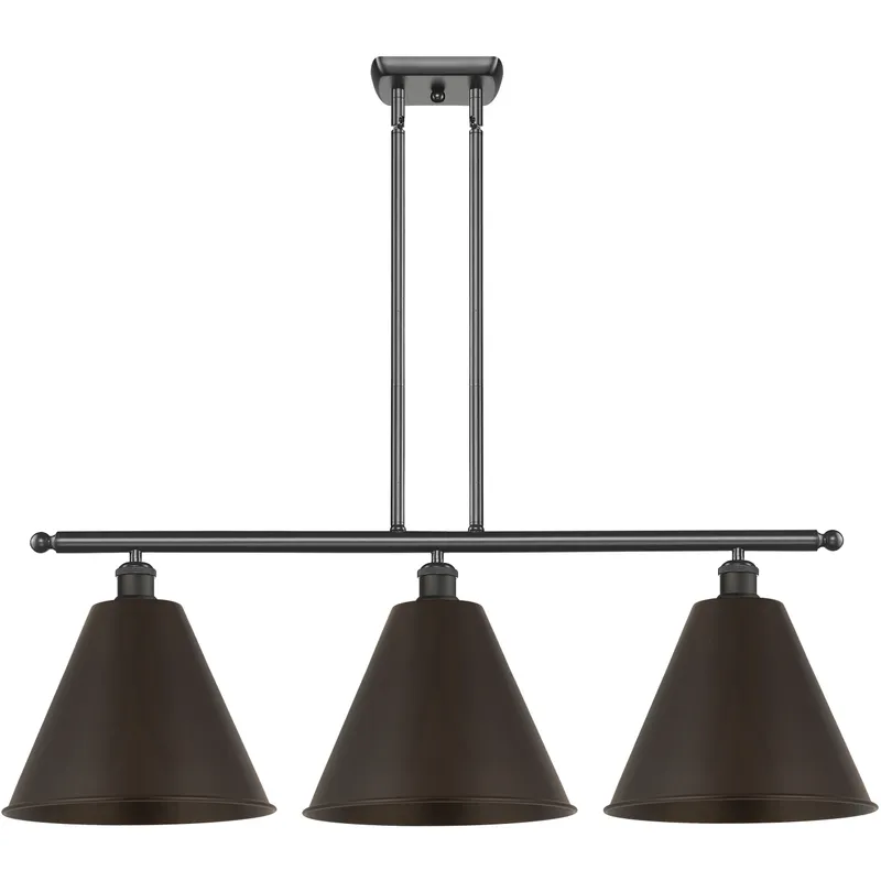 Ballston Cone LED 38.5 inch Oil Rubbed Bronze Island Light Ceiling Light