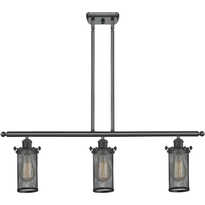 Austere Bleecker 3 Light 36 inch Oil Rubbed Bronze Island Light Ceiling Light
