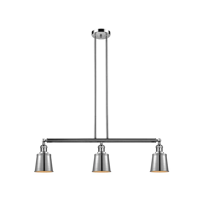 Franklin Restoration Addison LED 38 inch Black Antique Brass Island Light Ceiling Light, Franklin Restoration