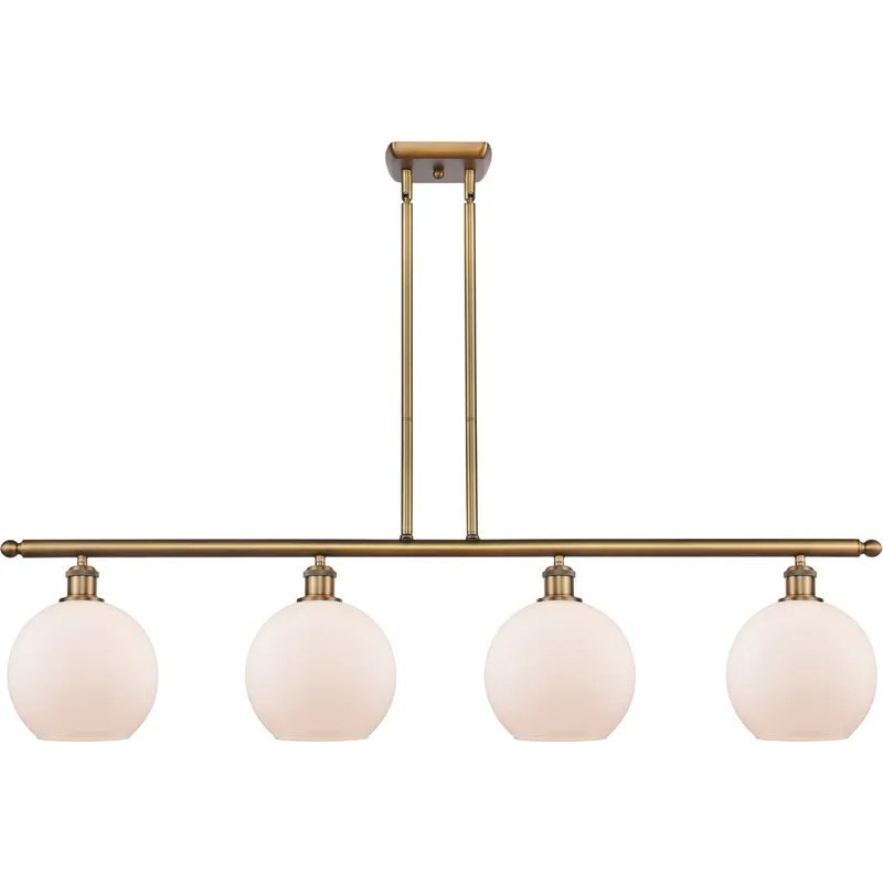 Ballston Athens LED 48 inch Brushed Brass Island Light Ceiling Light, Ballston