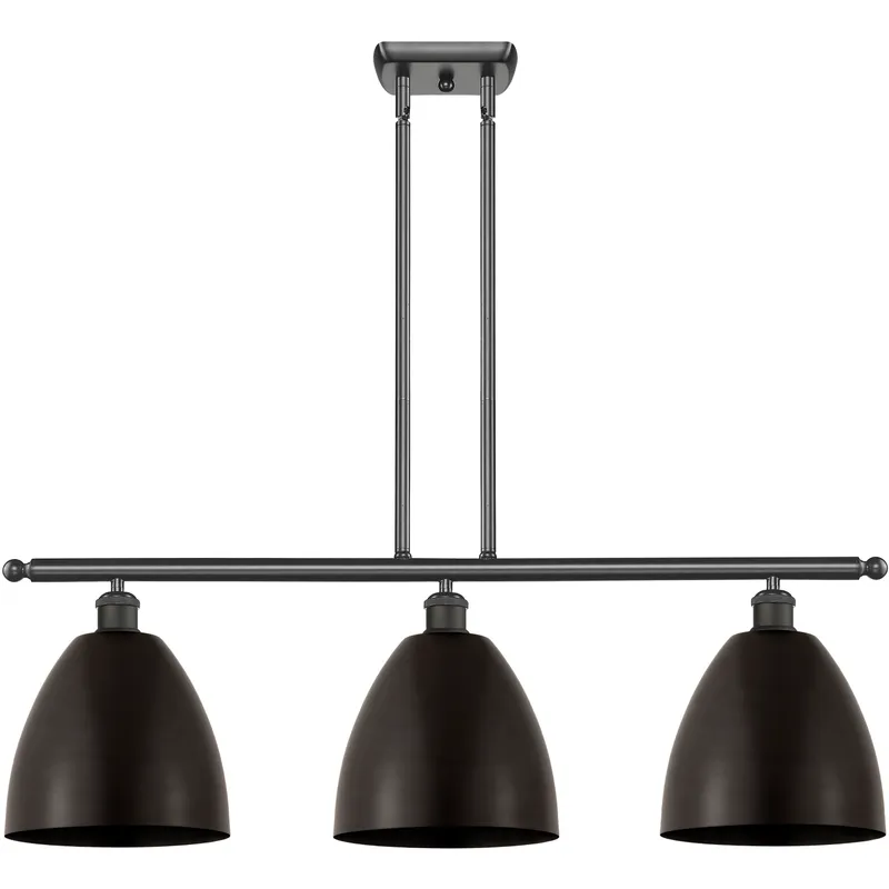 Ballston Dome 3 Light 36 inch Oil Rubbed Bronze Island Light Ceiling Light