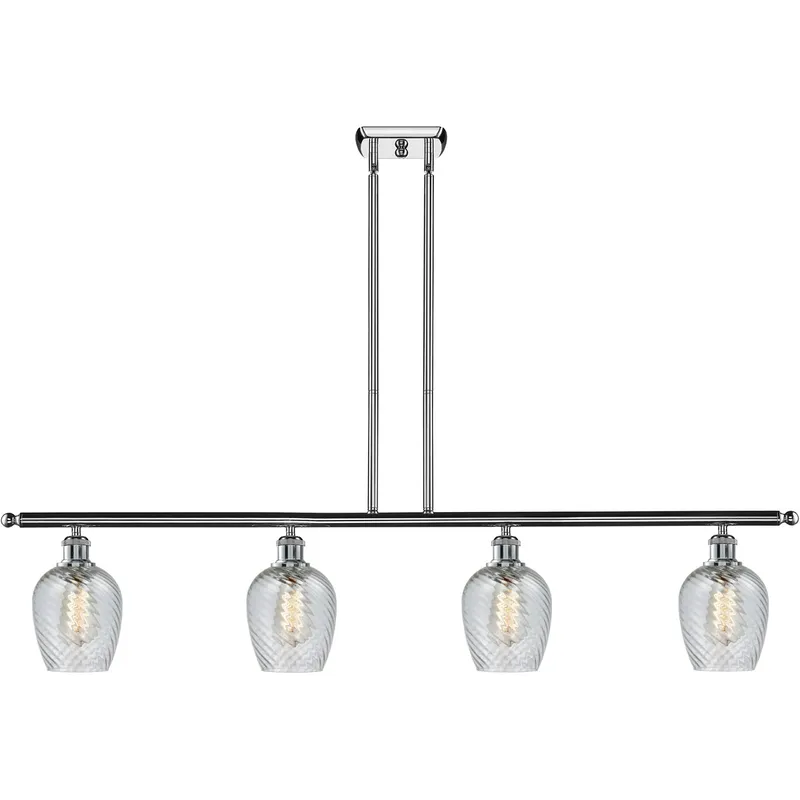 Ballston Salina LED 48 inch Polished Chrome Island Light Ceiling Light, Ballston