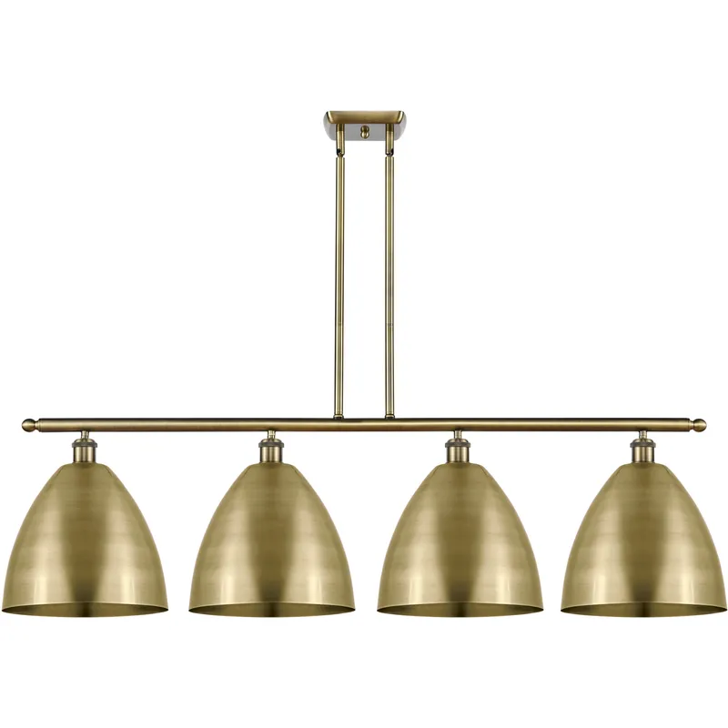 Ballston Dome LED 50.25 inch Antique Brass Island Light Ceiling Light