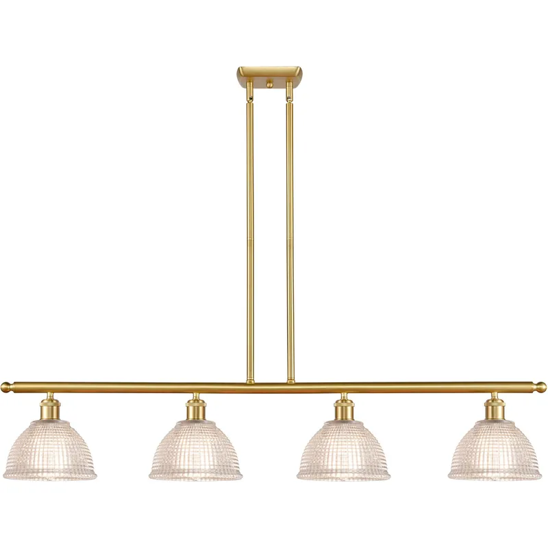Ballston Arietta LED 48 inch Satin Gold Island Light Ceiling Light, Ballston