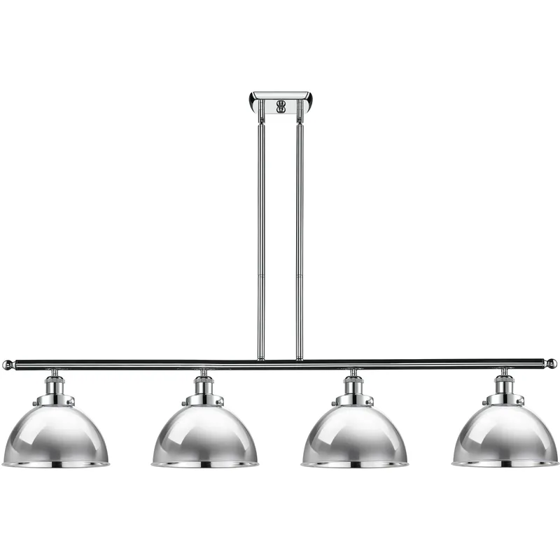 Ballston Urban 4 Light 48 inch Polished Chrome Island Light Ceiling Light
