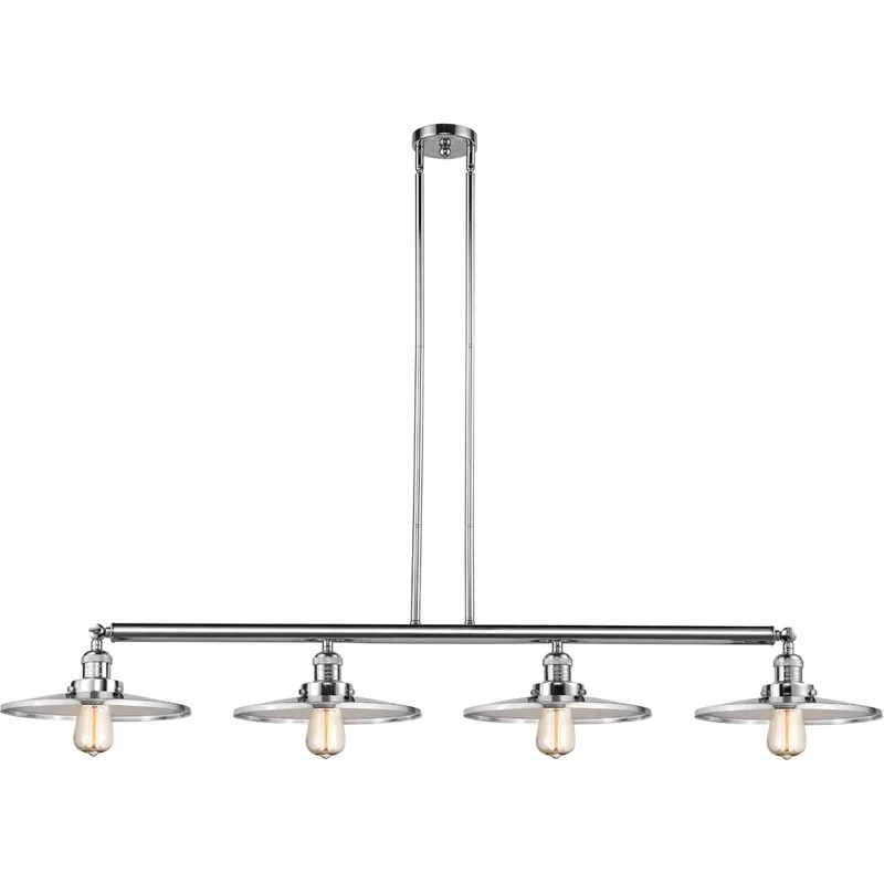Franklin Restoration Appalachian LED 56.5 inch Satin Gold Island Light Ceiling Light