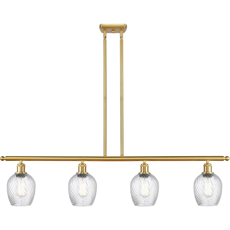 Ballston Salina LED 48 inch Satin Gold Island Light Ceiling Light, Ballston