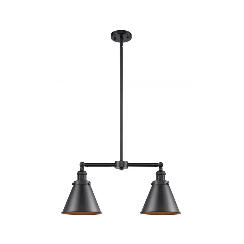 Franklin Restoration Appalachian 2 Light 23 inch Oil Rubbed Bronze Island Light Ceiling Light, Franklin Restoration