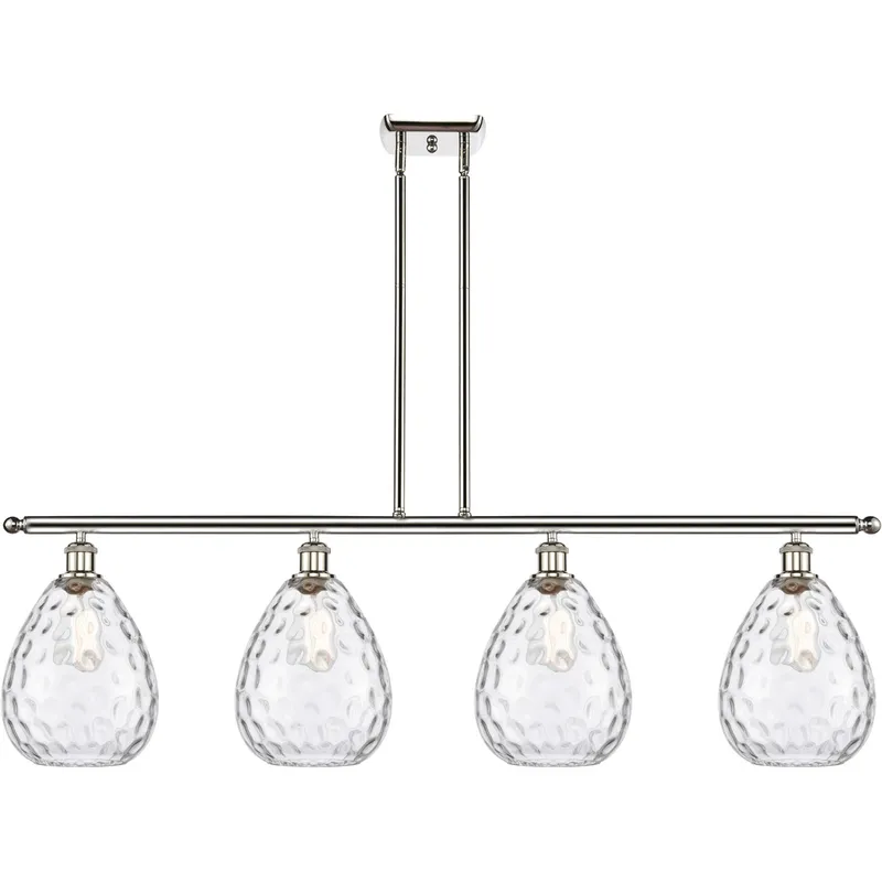 Ballston Large Waverly LED 48 inch Polished Nickel Island Light Ceiling Light, Ballston