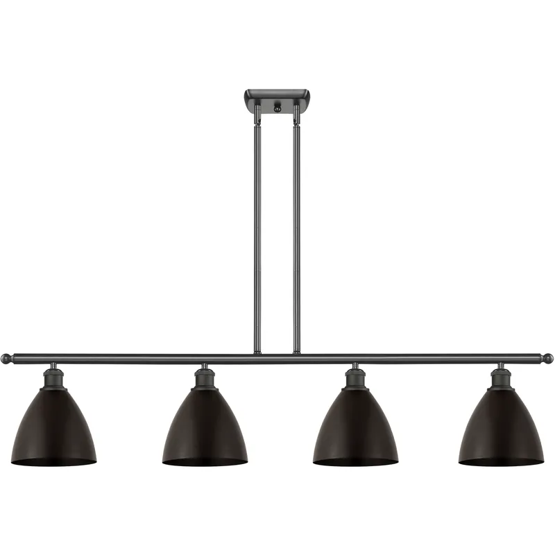 Ballston Dome 4 Light 48 inch Oil Rubbed Bronze Island Light Ceiling Light