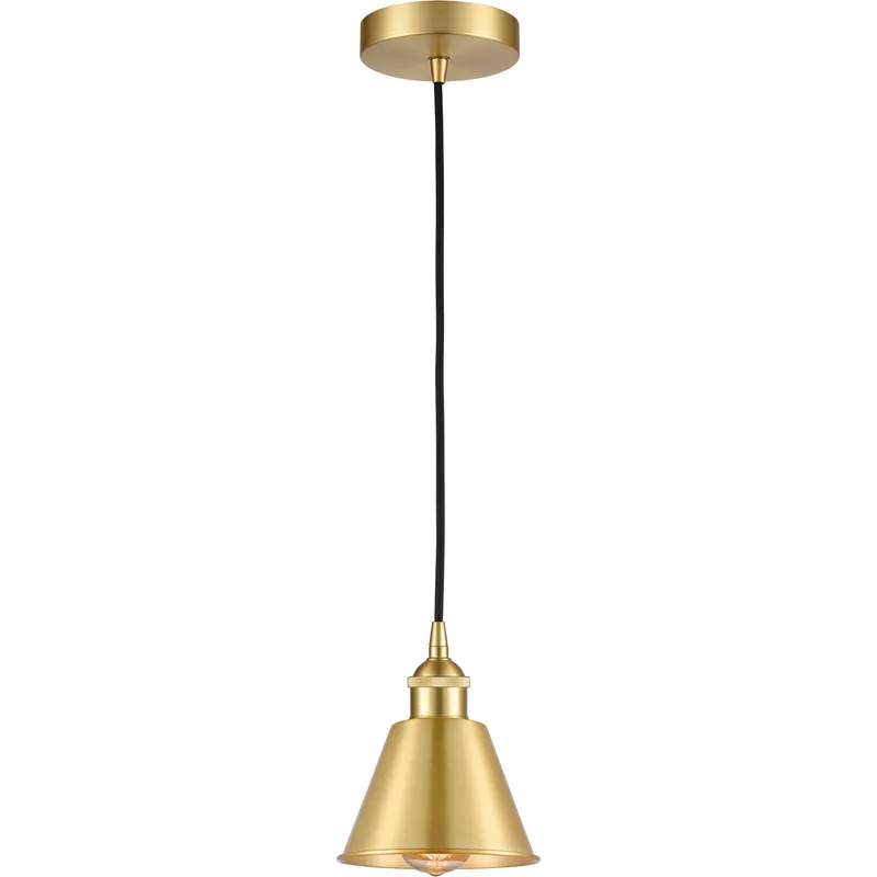 Smithfield 1 Light 6.5 inch Satin Gold Mini Pendant Ceiling Light