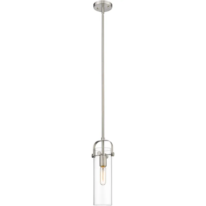 Restoration Pilaster LED 5 inch Brushed Satin Nickel Mini Pendant Ceiling Light