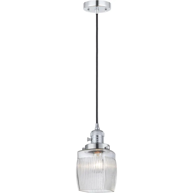Franklin Restoration Colton LED 6 inch Polished Chrome Mini Pendant Ceiling Light