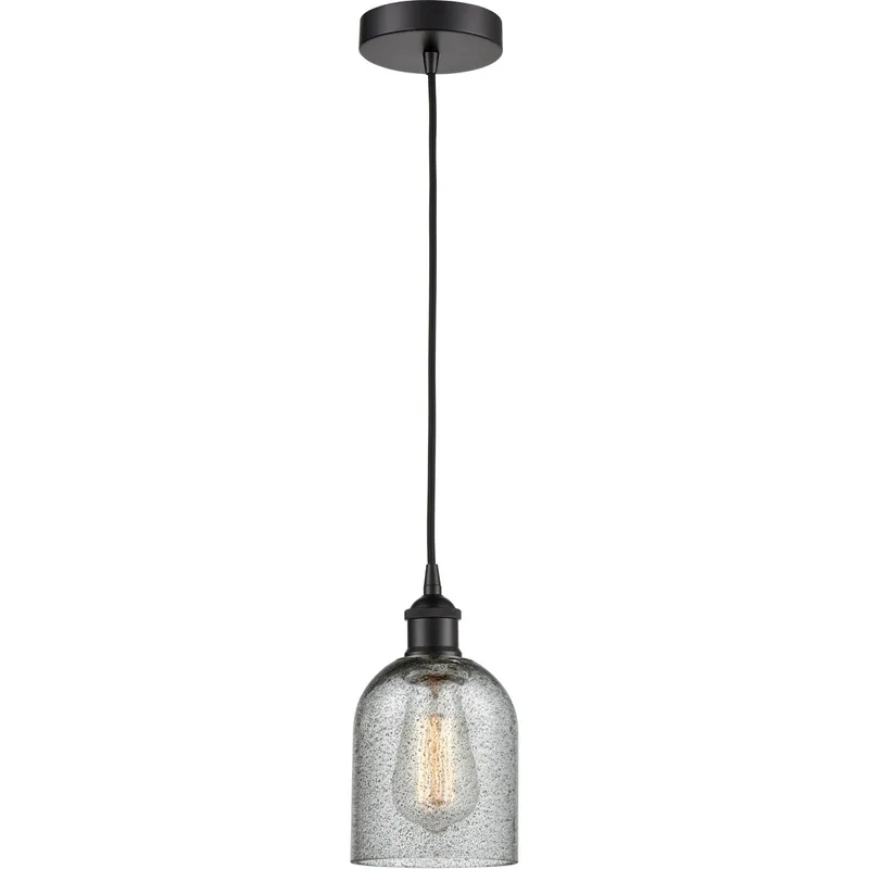 Edison Caledonia LED 5 inch Matte Black Mini Pendant Ceiling Light