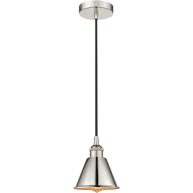 Smithfield 1 Light 6.5 inch Polished Nickel Mini Pendant Ceiling Light