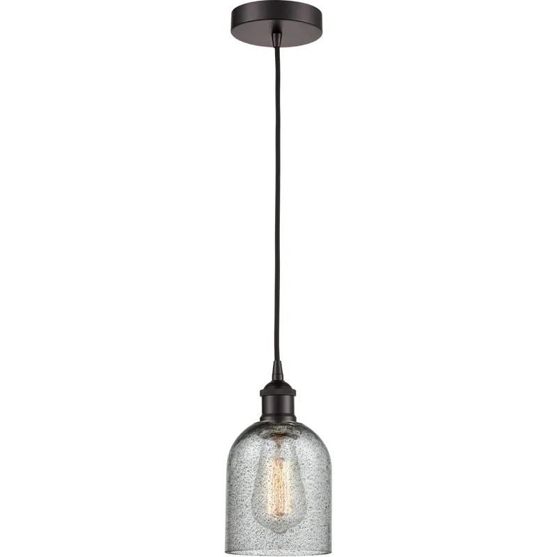 Edison Caledonia LED 5 inch Oil Rubbed Bronze Mini Pendant Ceiling Light