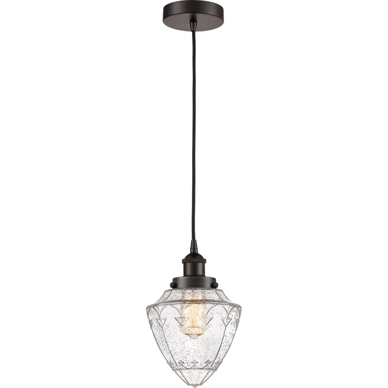 Edison Bullet LED 8 inch Oil Rubbed Bronze Mini Pendant Ceiling Light
