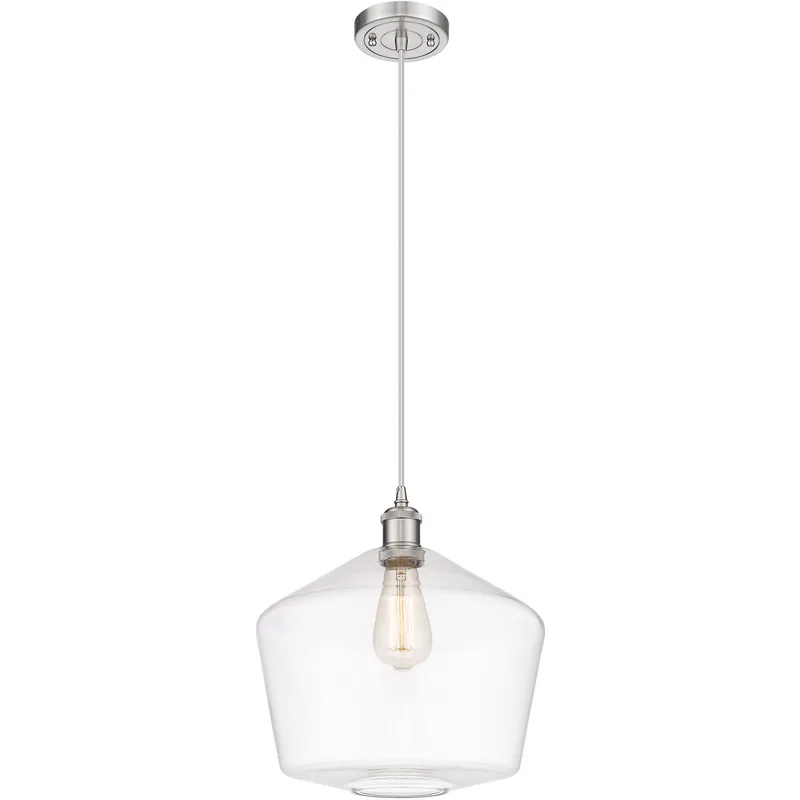 Ballston Cindyrella 1 Light 12 inch Brushed Satin Nickel Mini Pendant Ceiling Light