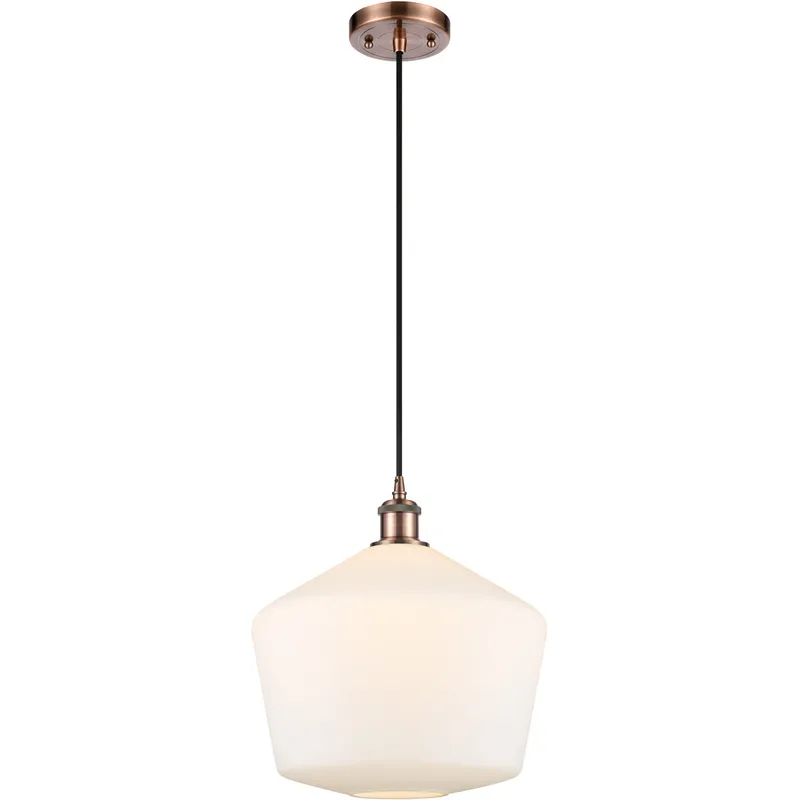 Ballston Cindyrella 1 Light 12 inch Antique Copper Mini Pendant Ceiling Light