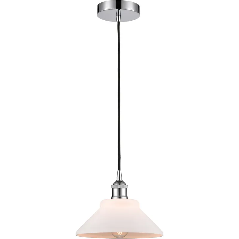 Edison Orwell LED 8 inch Polished Chrome Mini Pendant Ceiling Light