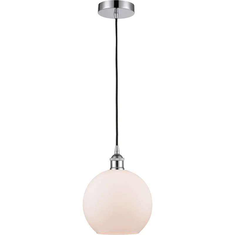 Edison Athens 1 Light 8 inch Polished Chrome Mini Pendant Ceiling Light