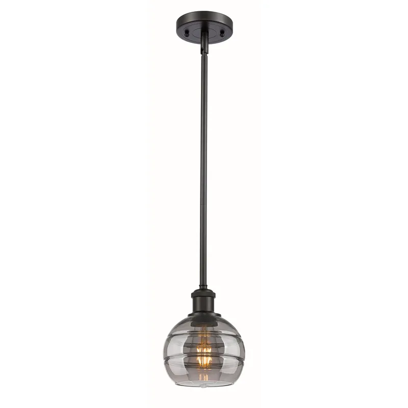 Ballston Rochester 1 Light 5.88 inch Oil Rubbed Bronze Stem Hung Mini Pendant Ceiling Light