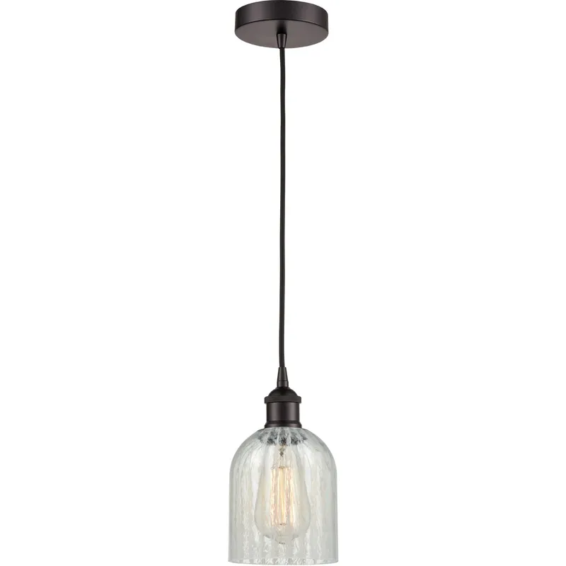 Edison Caledonia LED 5 inch Oil Rubbed Bronze Mini Pendant Ceiling Light