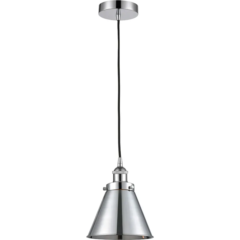 Franklin Restoration Appalachian LED 8 inch Polished Chrome Mini Pendant Ceiling Light
