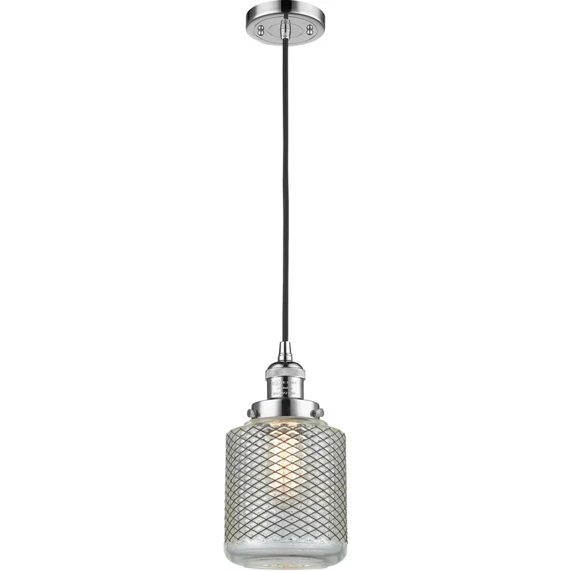 Franklin Restoration Stanton LED 6 inch Polished Chrome Mini Pendant Ceiling Light, Franklin Restoration