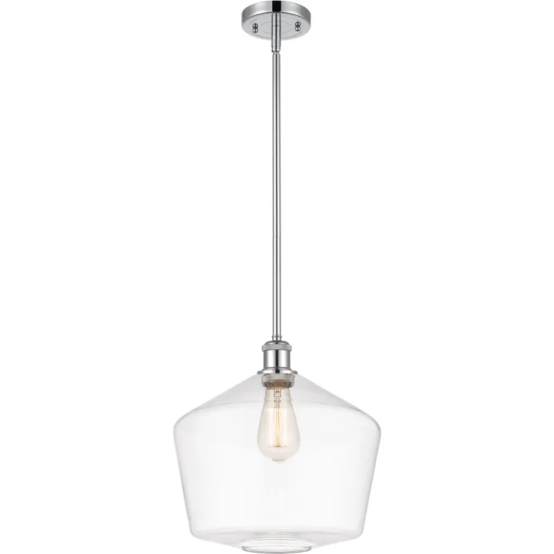 Ballston Cindyrella 1 Light 12 inch Polished Chrome Mini Pendant Ceiling Light in Incandescent, Clear Glass
