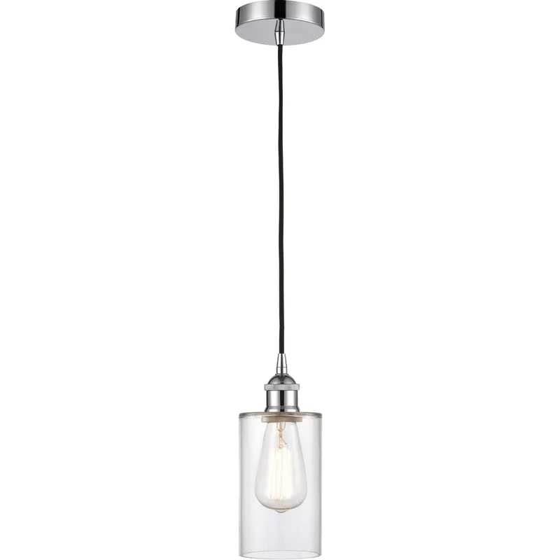 Edison Clymer LED 4 inch Polished Chrome Mini Pendant Ceiling Light
