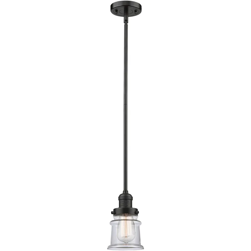 Franklin Restoration Canton LED 6.5 inch Polished Nickel Mini Pendant Ceiling Light in Matte White, Franklin Restoration