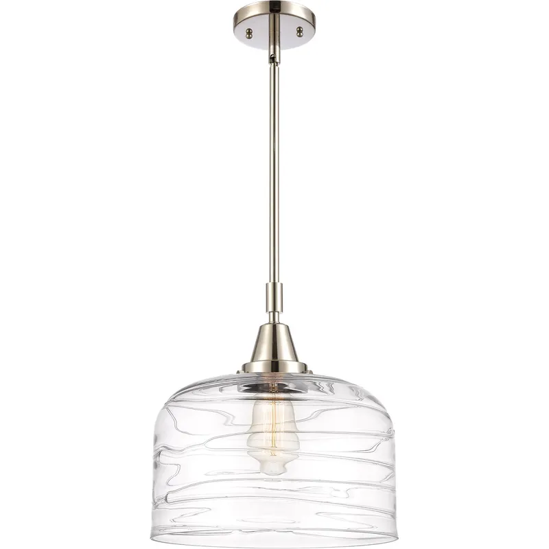 Franklin Restoration Bell LED 12 inch Polished Nickel Mini Pendant Ceiling Light