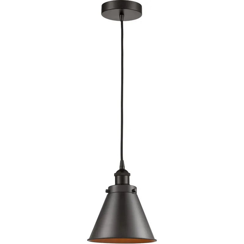 Franklin Restoration Appalachian LED 8 inch Oil Rubbed Bronze Mini Pendant Ceiling Light