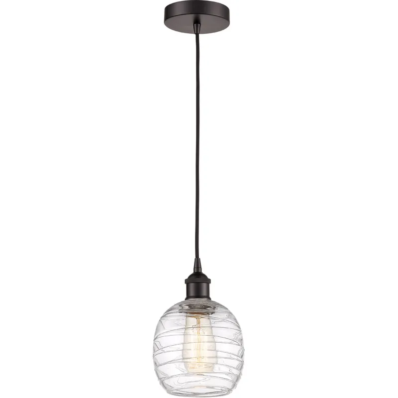 Edison Belfast 1 Light 6 inch Oil Rubbed Bronze Mini Pendant Ceiling Light