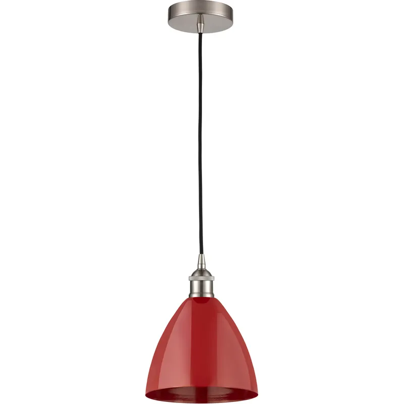 Edison Plymouth Dome LED 8 inch Oil Rubbed Bronze Mini Pendant Ceiling Light