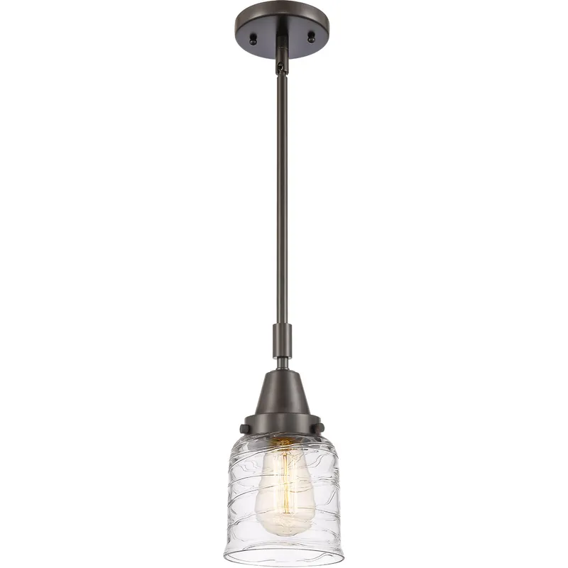Franklin Restoration Bell LED 5 inch Oil Rubbed Bronze Mini Pendant Ceiling Light