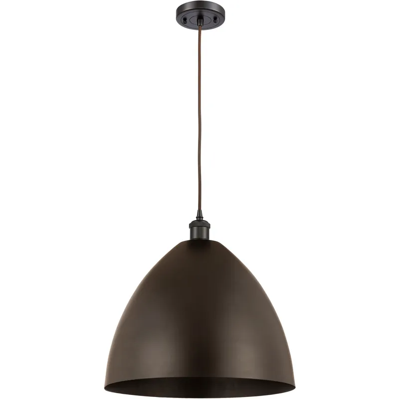 Ballston Dome 1 Light 16 inch Oil Rubbed Bronze Mini Pendant Ceiling Light