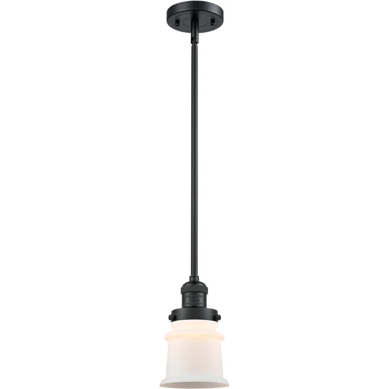 Franklin Restoration Canton LED 6 inch Polished Nickel Mini Pendant Ceiling Light in Seedy, Franklin Restoration
