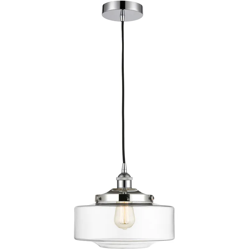 Bridgeton 1 Light 12 inch Polished Chrome Mini Pendant Ceiling Light in Clear Glass