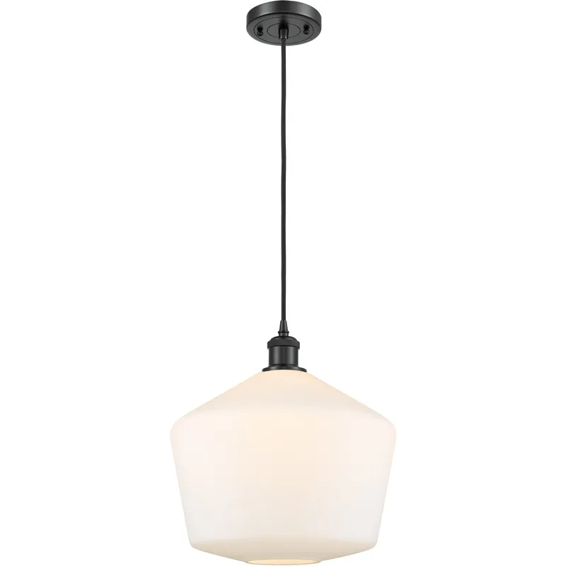 Ballston Cindyrella 1 Light 12 inch Matte Black Mini Pendant Ceiling Light
