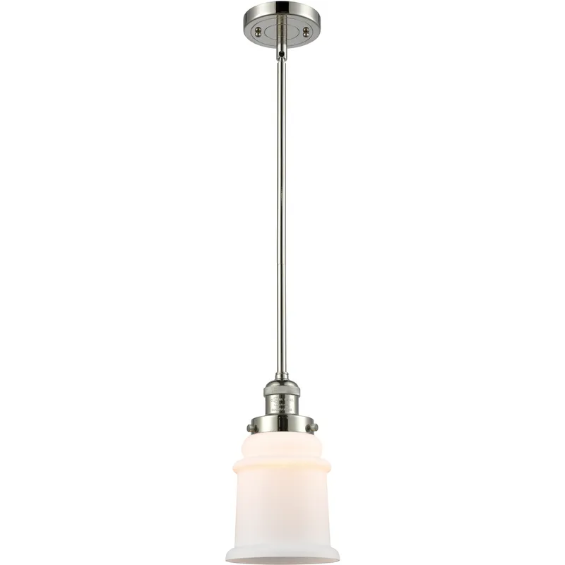 Franklin Restoration Canton LED 6 inch Antique Copper Mini Pendant Ceiling Light in Seedy, Franklin Restoration