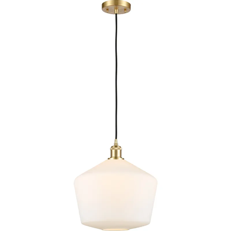 Ballston Cindyrella 1 Light 12 inch Satin Gold Mini Pendant Ceiling Light